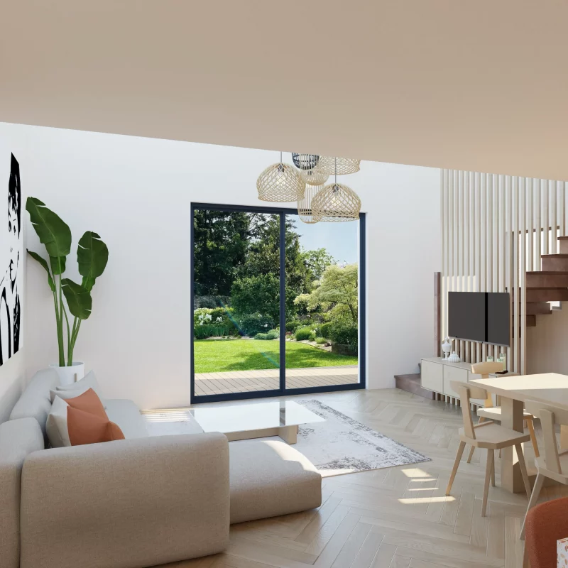 Projet La Rostraete salon